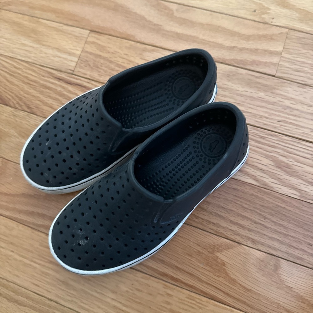 Native black slip on shoes